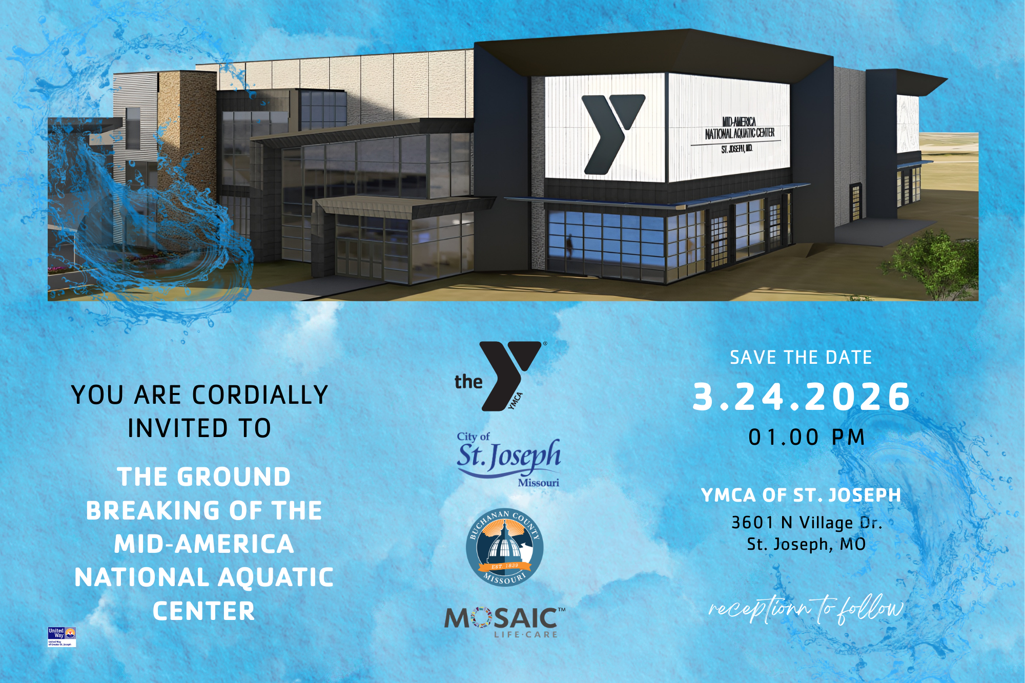 Mid-America National Aquatic Center groundbreaking